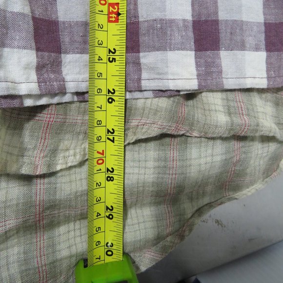 Men's Linen Shirt Lot, VTG, sz L  631 - Picture 13 of 14